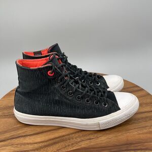 Converse Chuck Taylor All Star II Hi Shield Shoes Mens Size 9 Black Casual Skate